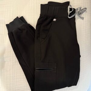 Figs Black Jogger Pants